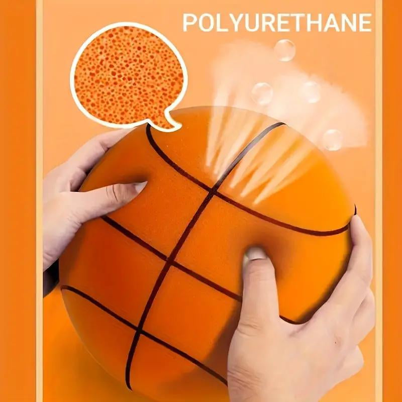 Silent Basketball, Indoor Training Foam Basketball, Low Noise Basketball for Various Indoor Activities, Interactive Game Props, Interesting Gifts