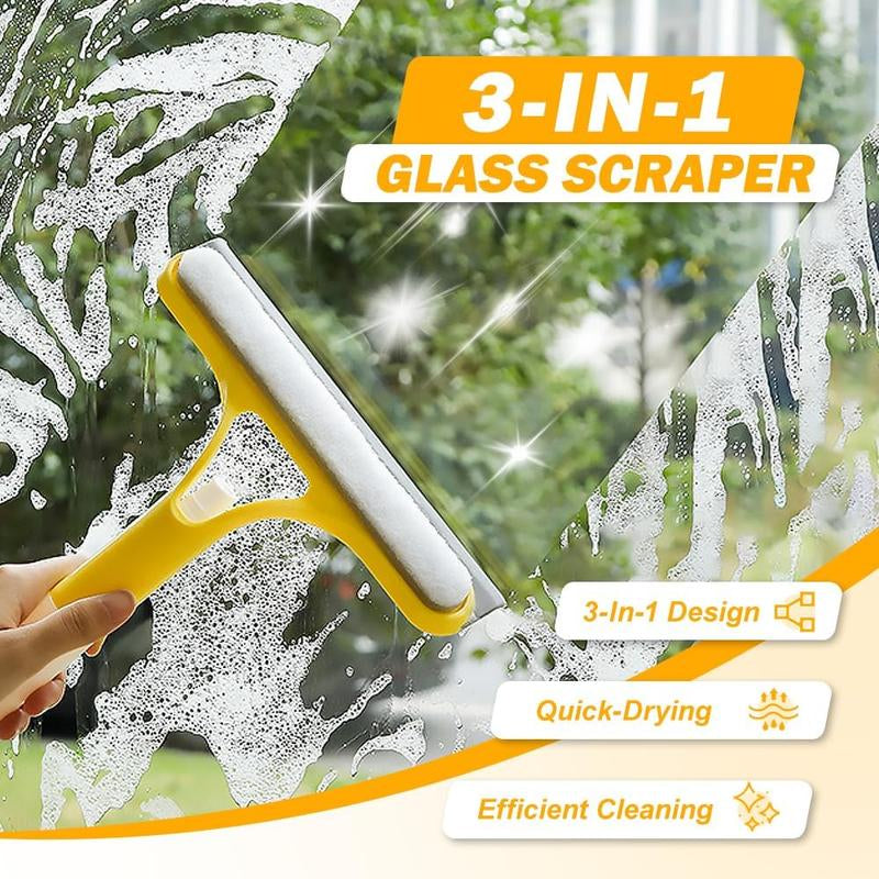 Raspador de limpieza de ventanas 3 en 1