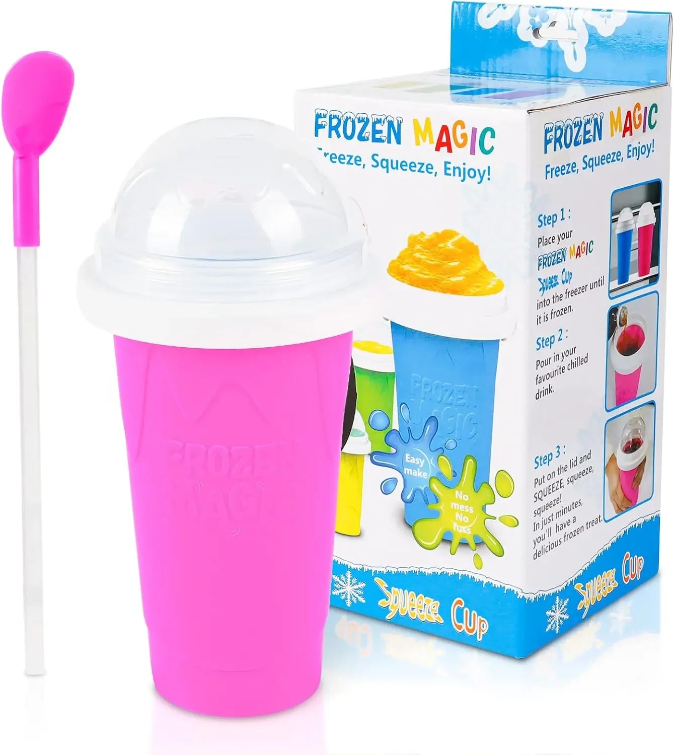 Taza casera para batidos congelados rápidos