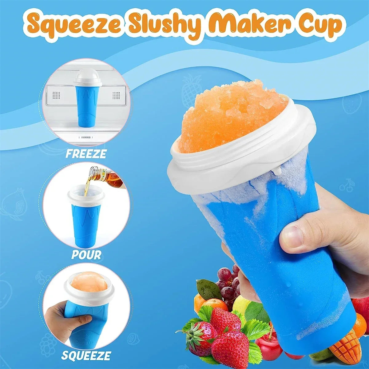 Taza casera para batidos congelados rápidos