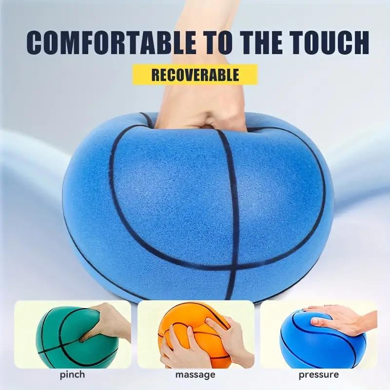 Silent Basketball, Indoor Training Foam Basketball, Low Noise Basketball for Various Indoor Activities, Interactive Game Props, Interesting Gifts