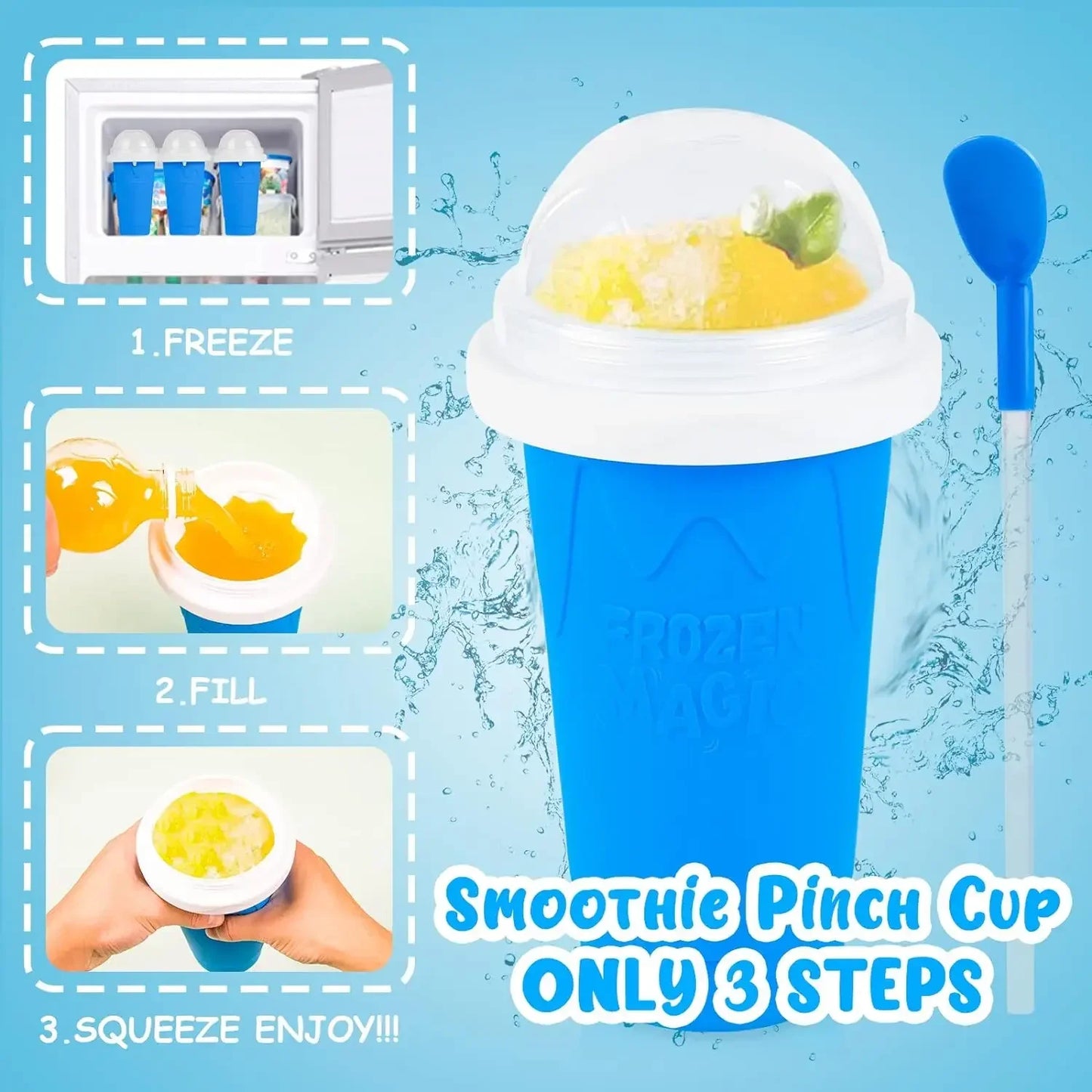 Taza casera para batidos congelados rápidos
