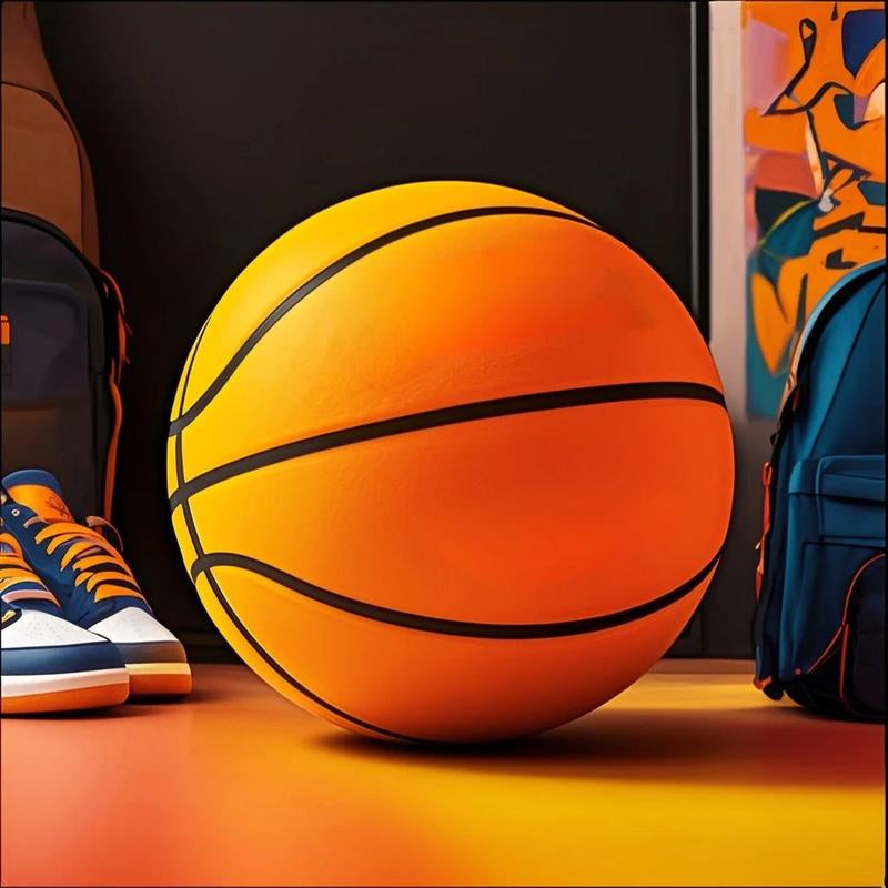 Silent Basketball, Indoor Training Foam Basketball, Low Noise Basketball for Various Indoor Activities, Interactive Game Props, Interesting Gifts