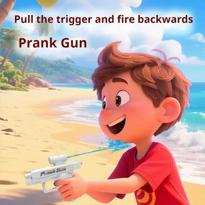 Pistola de agua de broma, minipistolas de agua de broma, pistola de agua de broma de doble cara